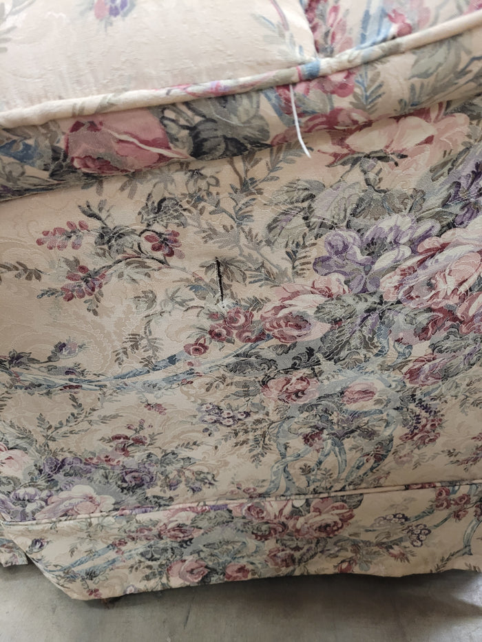 Vintage Floral Patterned Sofa