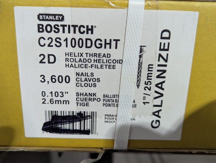 STANLEY BOSTITCH Galvanized Steel Framing Nail Coil
