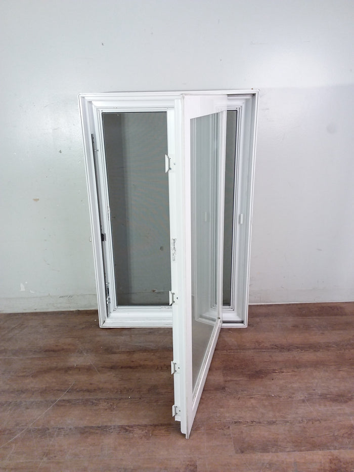32" x 48 1/8" Frosted Crank Open Window