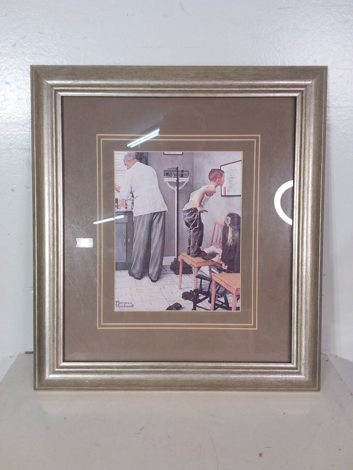 Norman Rockwell's 'Before The Shot' Framed Print