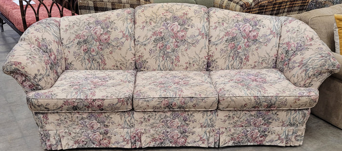 Vintage Floral Patterned Sofa