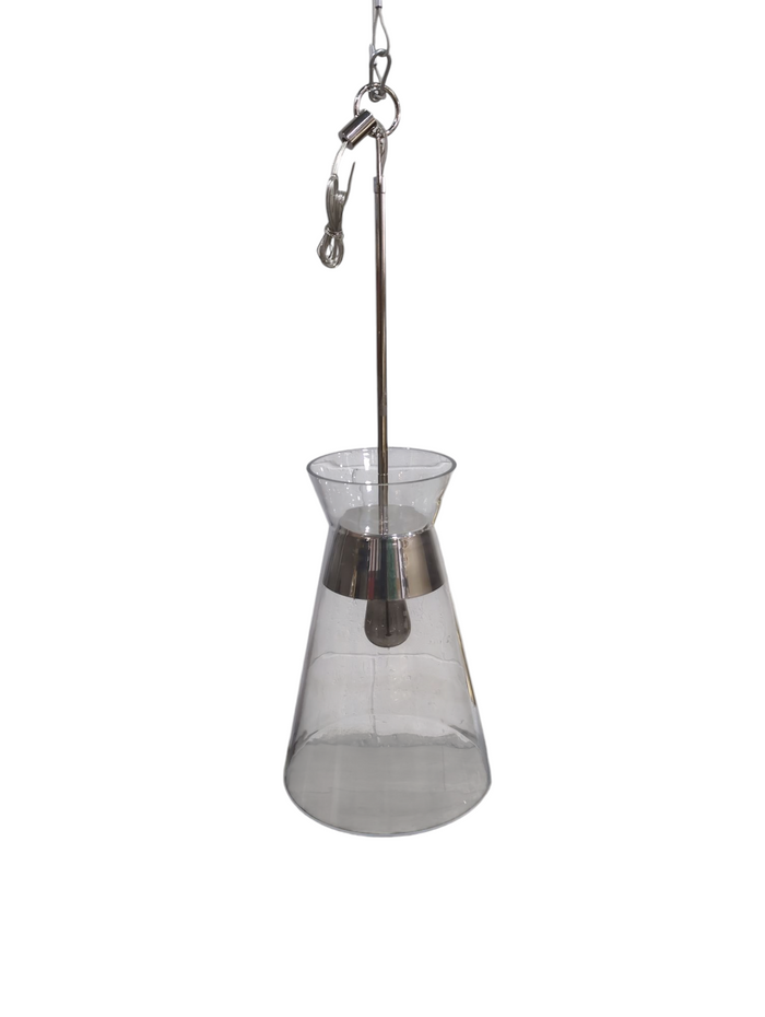 Glass & Chrome Pendant