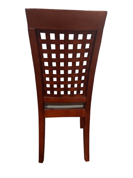 Mesh Style Wooden Chair - Set of 4