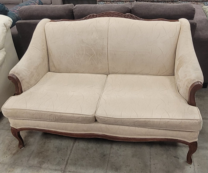 Cream-Colored Loveseat