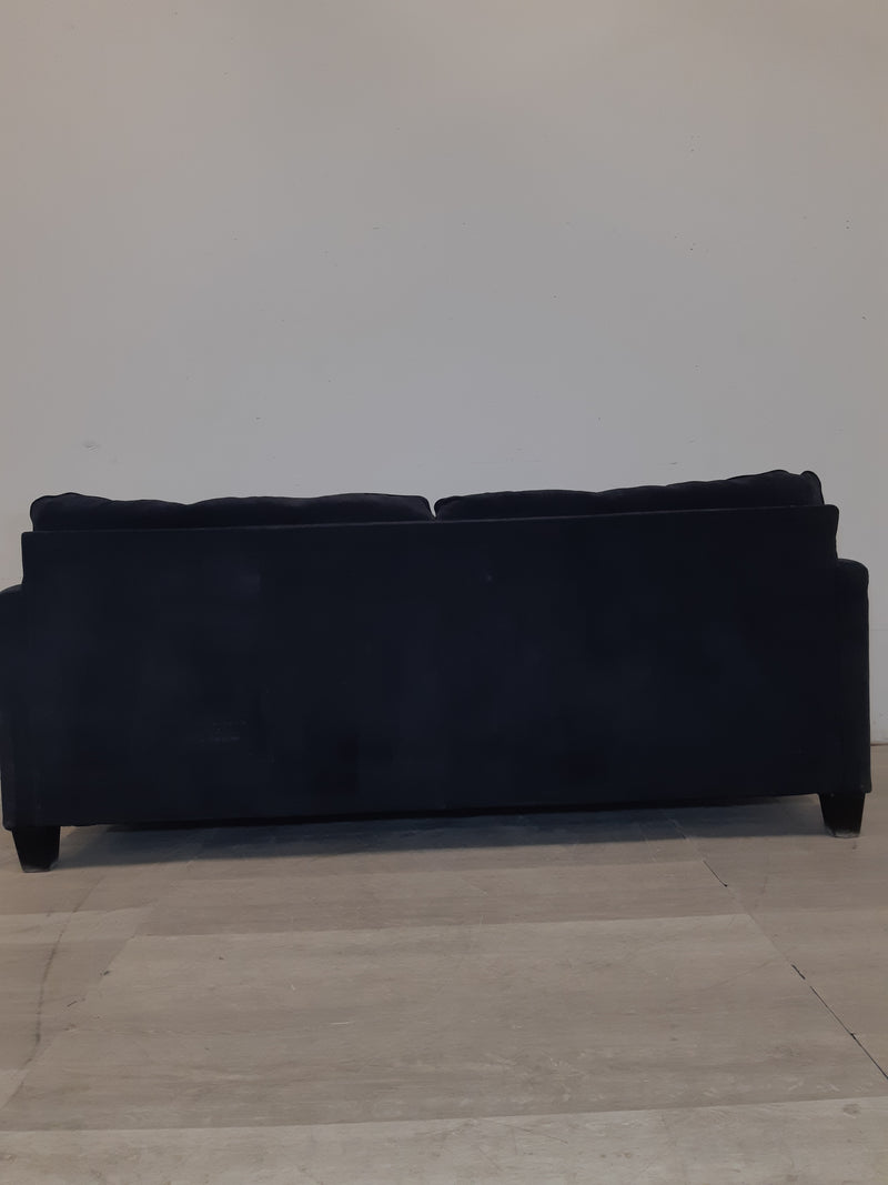 Royal Blue Corduroy Couch Habitat ReStore GTA