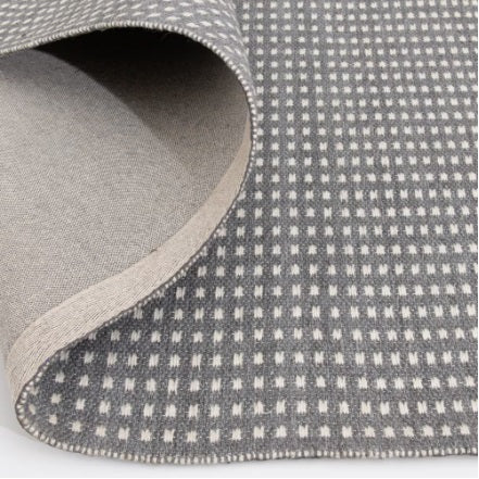 GlucksteinElements Otis Ivory/Steel 8 ft. x 10 ft. Indoor Area Rug