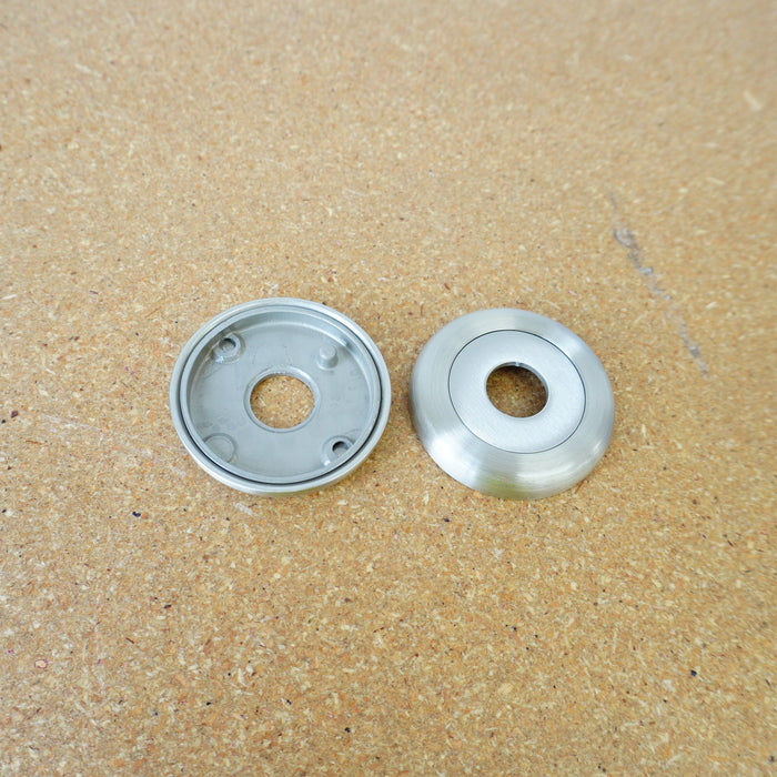 Sargent Rose 55mm Oval Shimming Plate in Satin Nickel (Set of 2) 8000ERMUS15