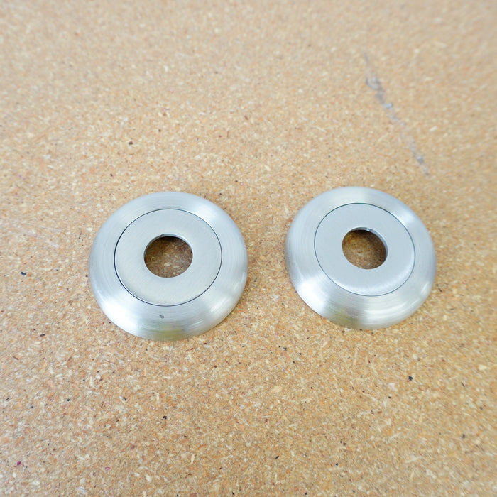 Sargent Rose 55mm Oval Shimming Plate in Satin Nickel (Set of 2) 8000ERMUS15