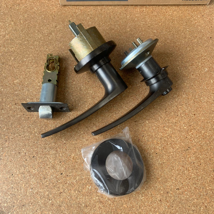 Schlage S40D Jupiter Lever Tubular Lock in Oil Rubbed Bronze