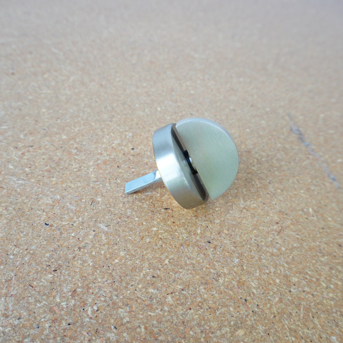 Sargent Rose 1.5-inch Half-Moon Thumb Turn in Satin Nickel 8000MRMUS15