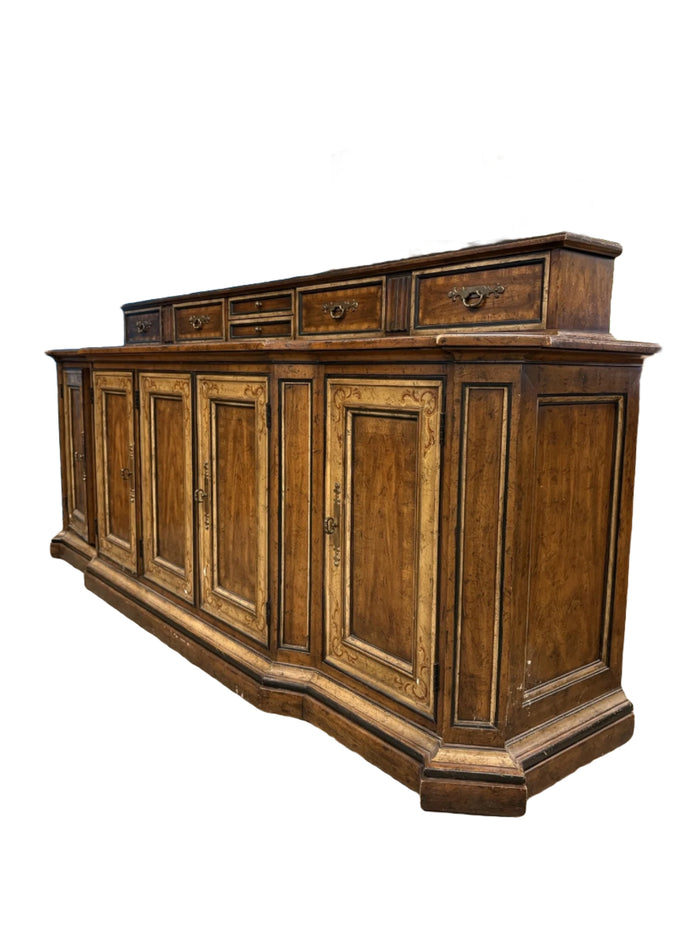 Vintage Drexel Heritage Sketchbook Credenza Sideboard Buffet