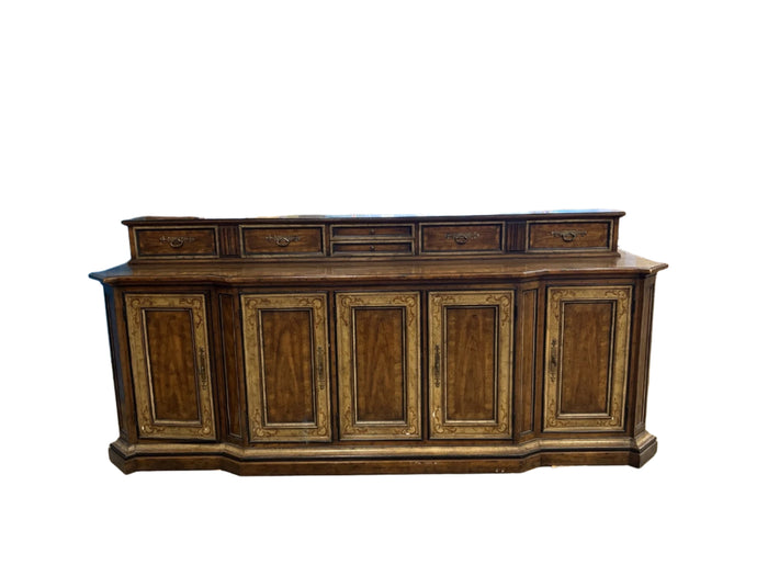 Vintage Drexel Heritage Sketchbook Credenza Sideboard Buffet