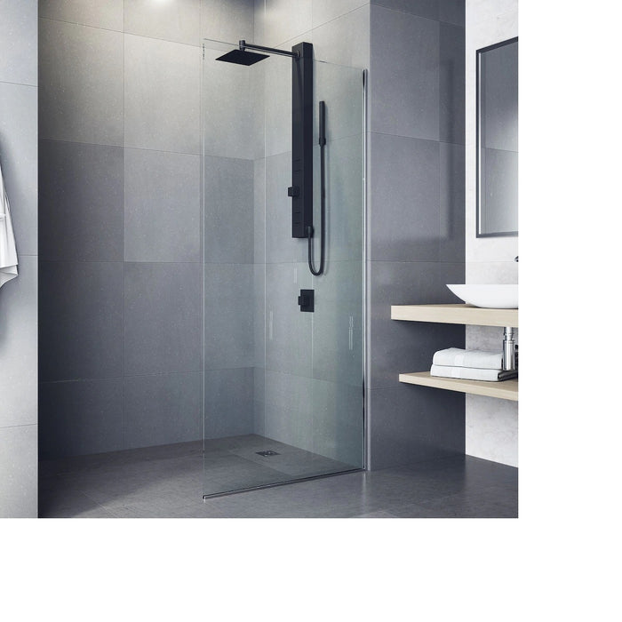Vigo Orchid 39" 2-Jet High Pressure Shower Panel System (Matte Black)