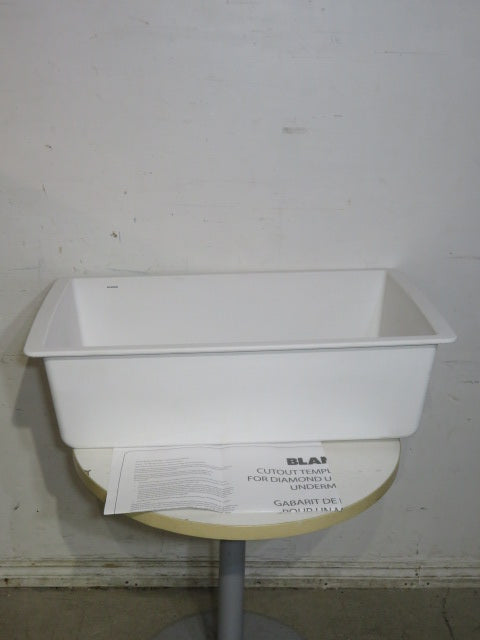 33.5" White Blanco "Diamond Silgranit" Kitchen Sink