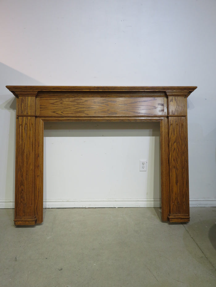 Oak Fireplace Mantle - Surround