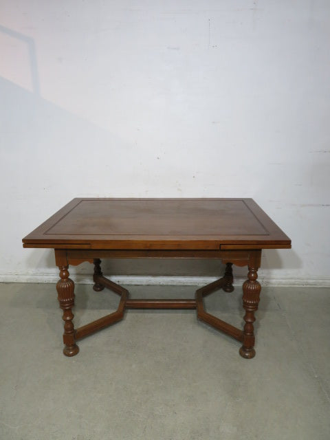 Ornate Hardwood Extendable Dining Table