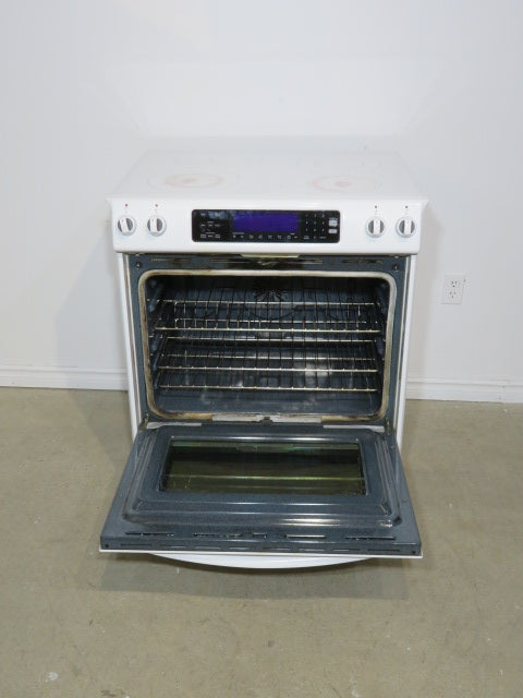 White KitchenAid Electric Range