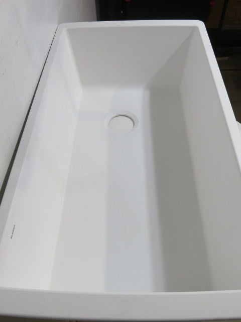 33.5" White Blanco "Diamond Silgranit" Kitchen Sink