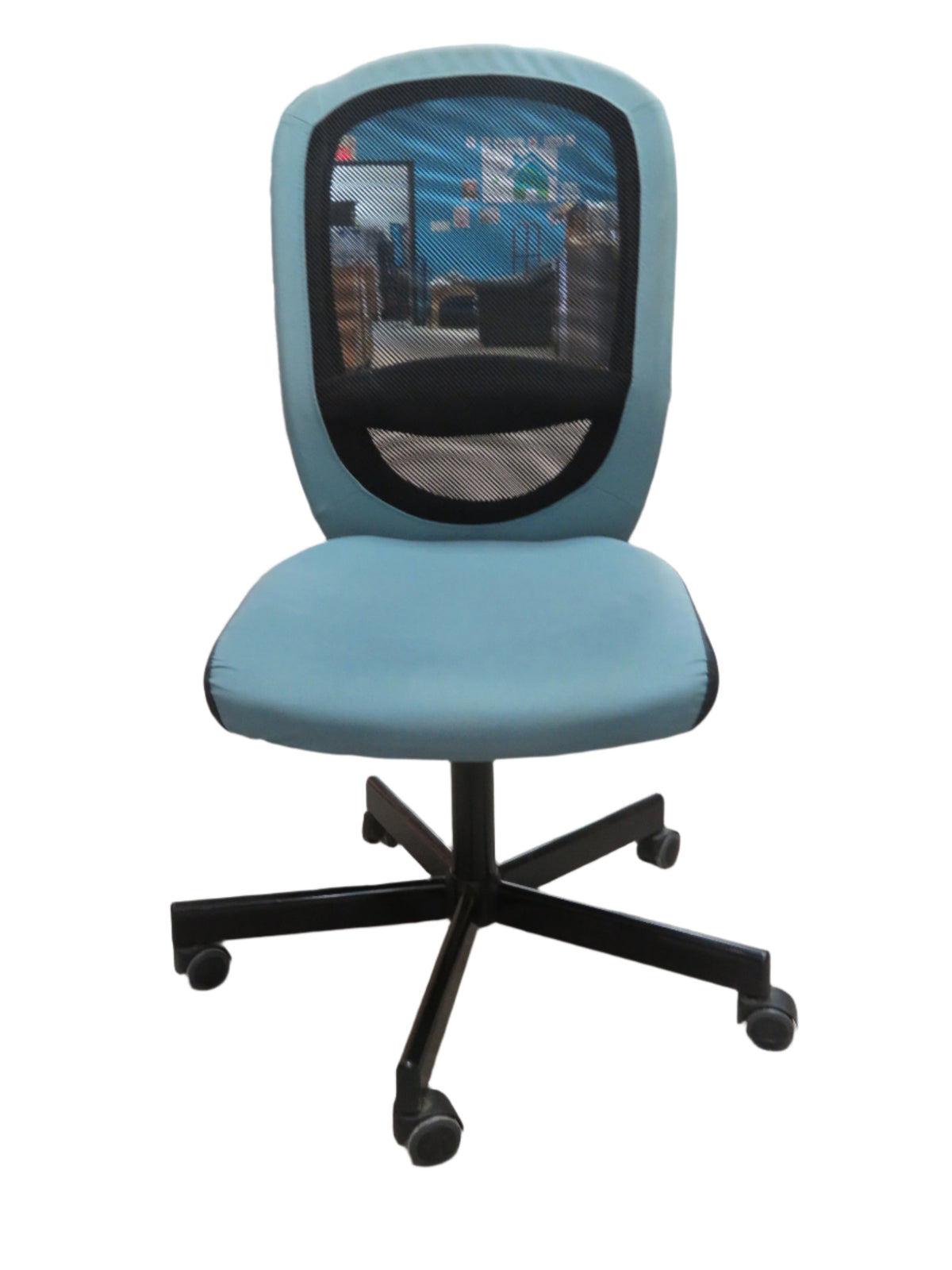 Blue and Black Office Chair
