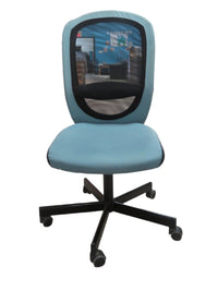 Blue and Black Office Chair