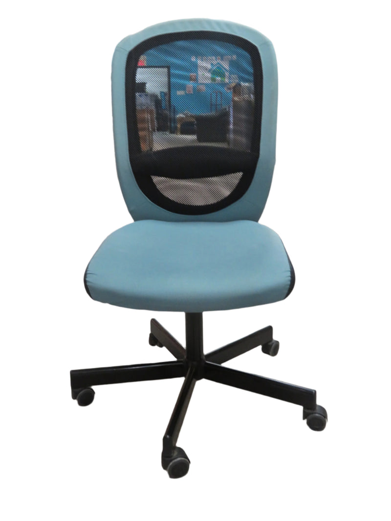 Blue and Black Office Chair