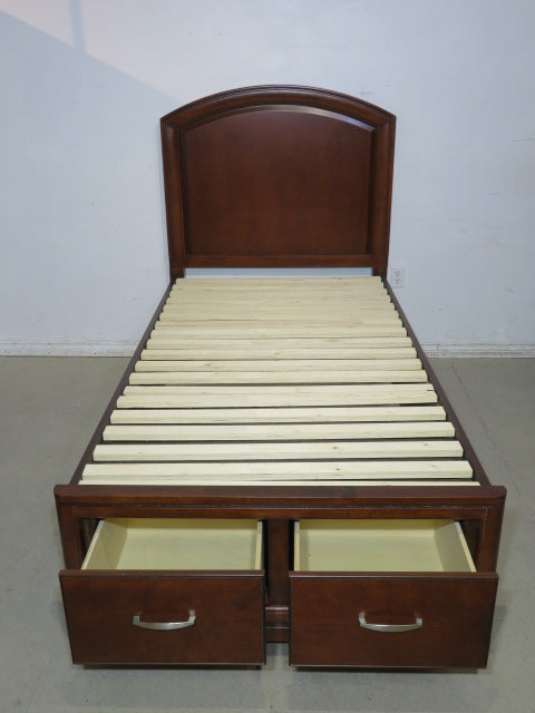 Hardwood Complete Single Bedframe