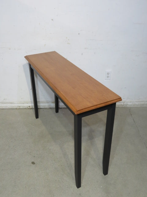 MCM Solid Maple Console Table