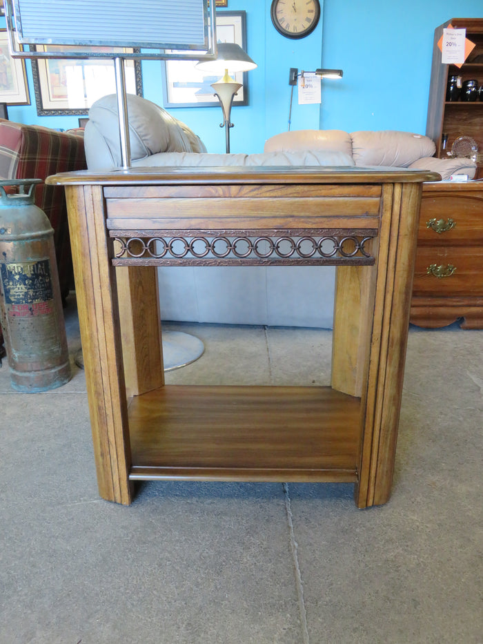 Rectangular Drawer End Table