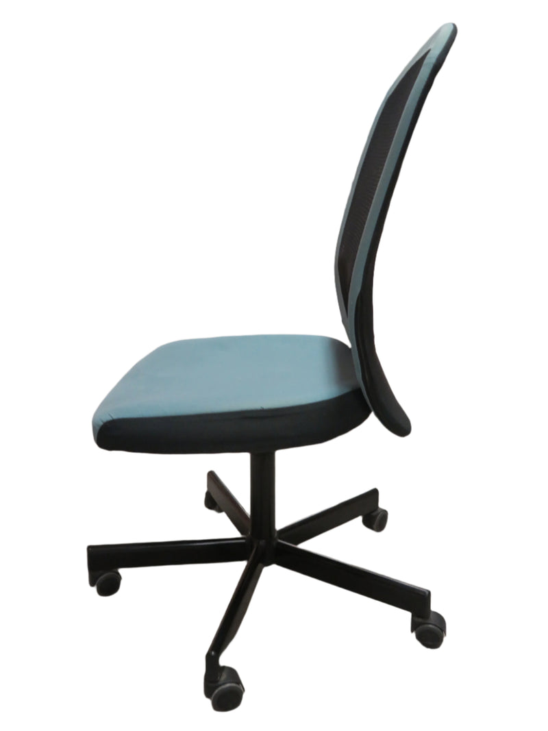 Blue and Black Office Chair