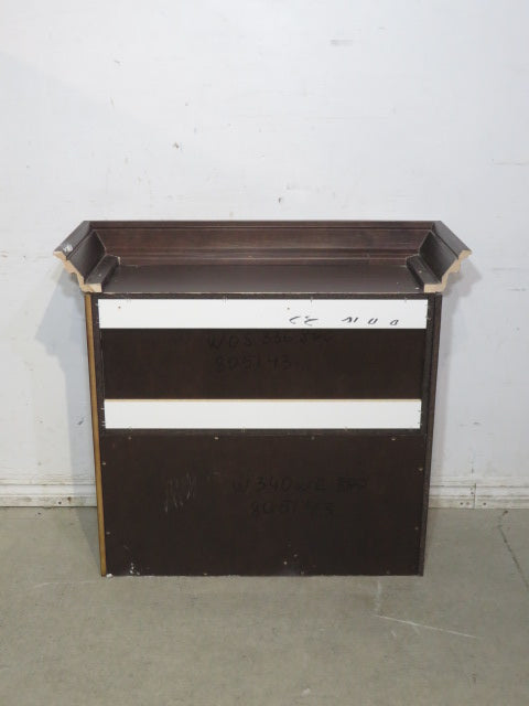 Dark Brown Upper Kitchen Cabinet