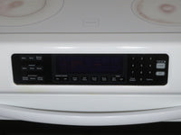 White KitchenAid Electric Range
