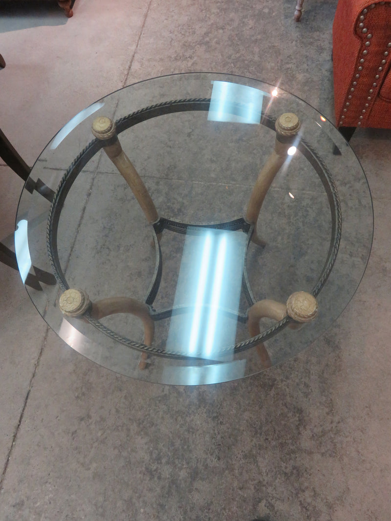 Glass Side Table