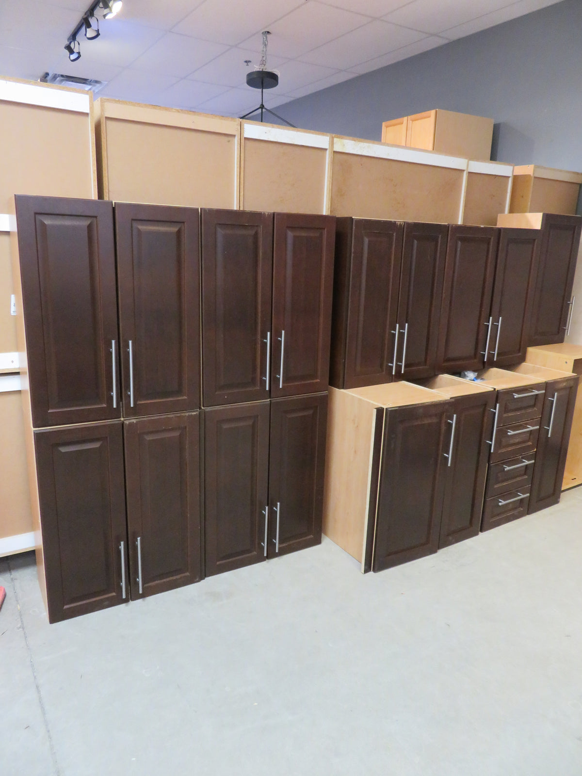 Brown Cabinet Set