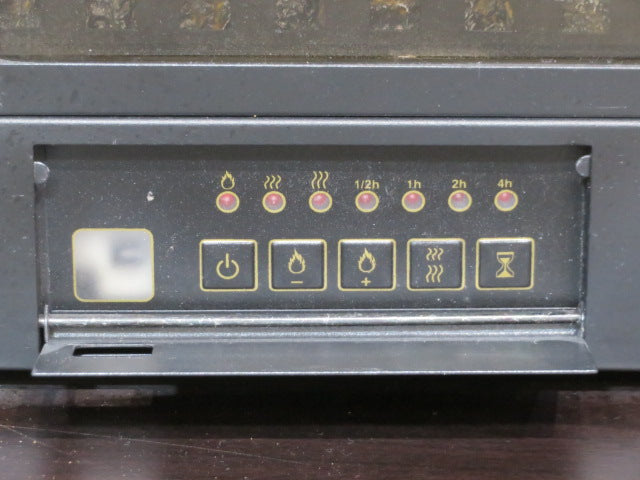 Dark Mantel with Electric Fireplace