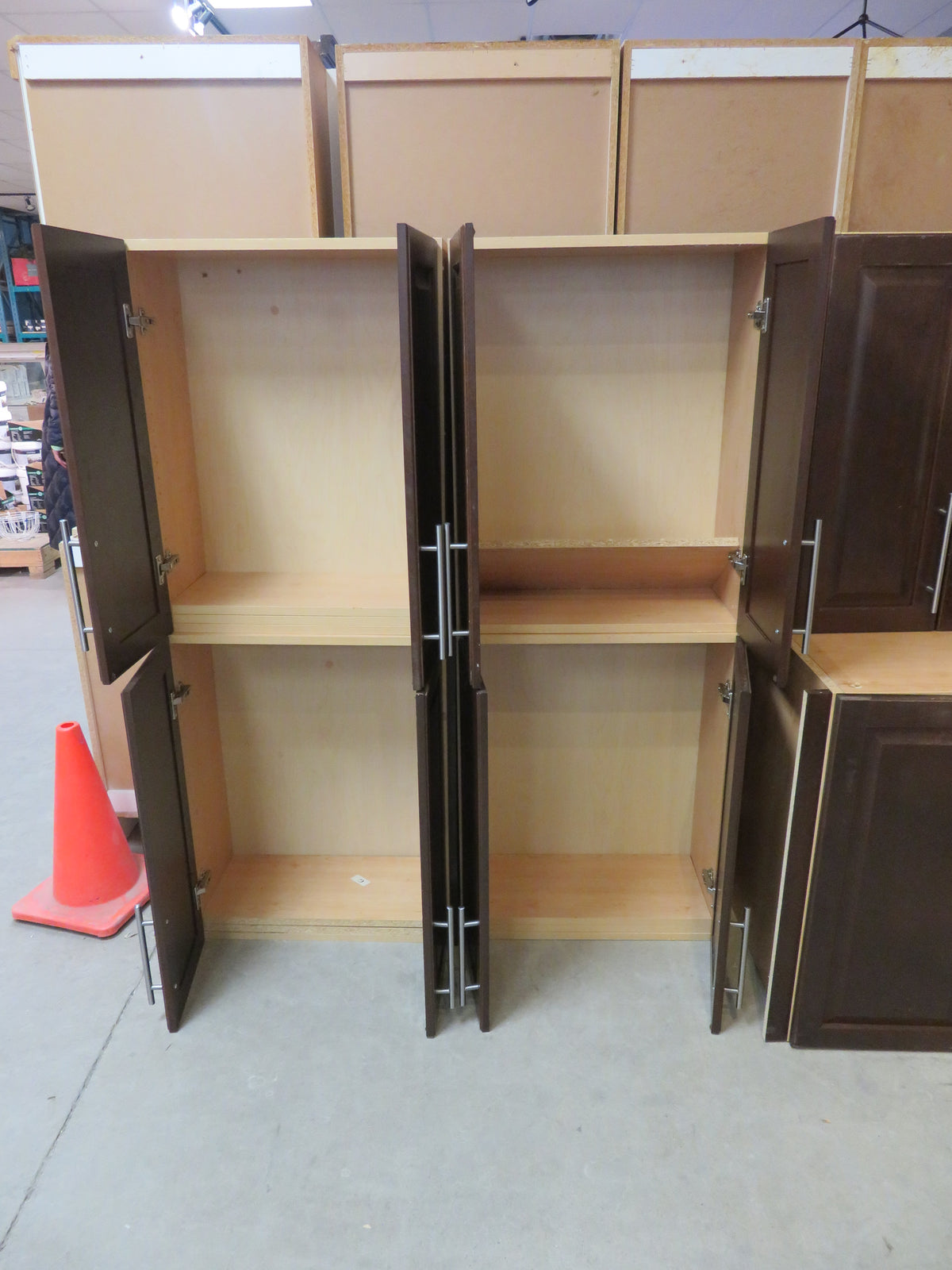 Brown Cabinet Set