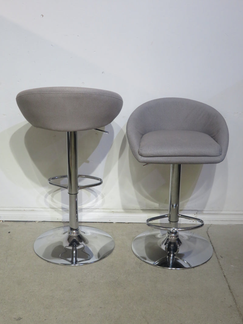 Set of 2 Adjustable Bar Stools