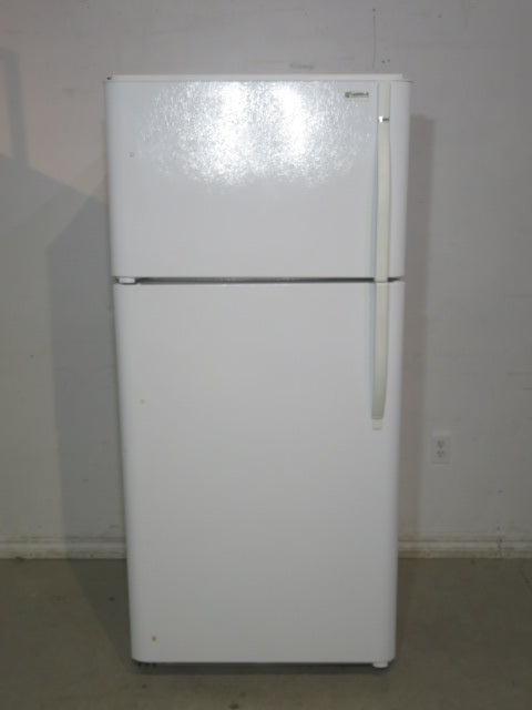 White Kenmore Top Freezer Refrigerator