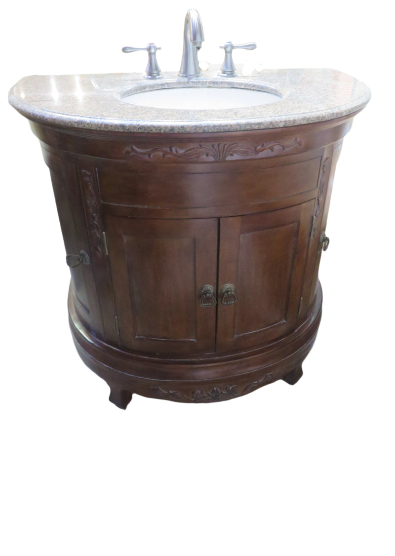 Semi- Circle Bathroom Vanity