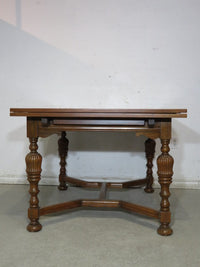 Ornate Hardwood Extendable Dining Table