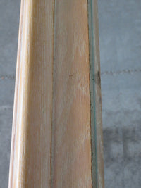 Wood and Glass Console Table