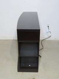 Dark Mantel with Electric Fireplace