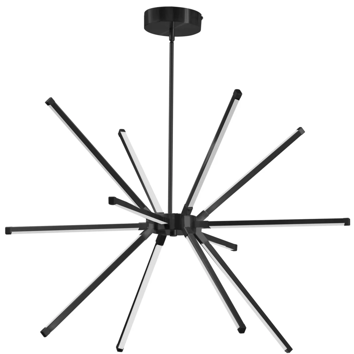 Array Chandelier Black Integrated LED