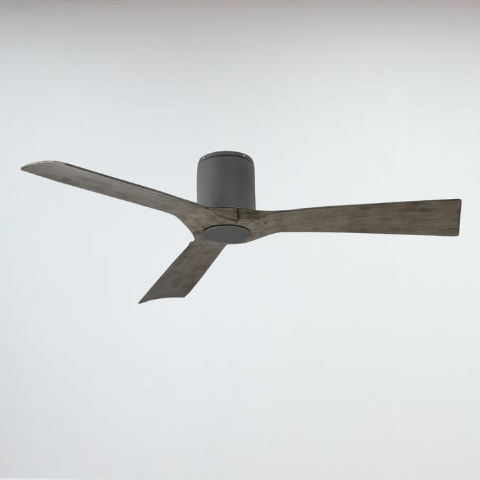 Aviator 54" Flush Mount Ceiling Fan- Graphite Grey