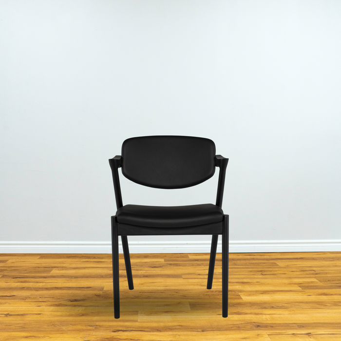 Kalli Dining Chair Black With Onyx Frame