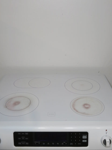 White KitchenAid Electric Range