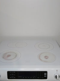 White KitchenAid Electric Range