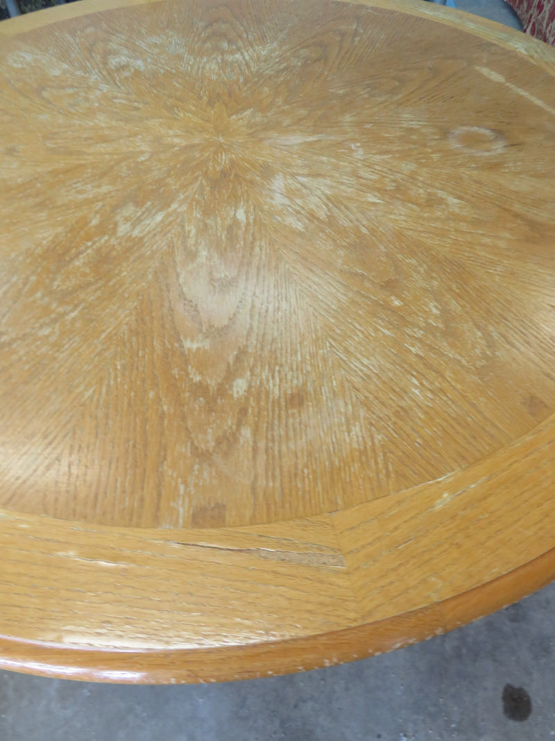 Round Wood Dining Table