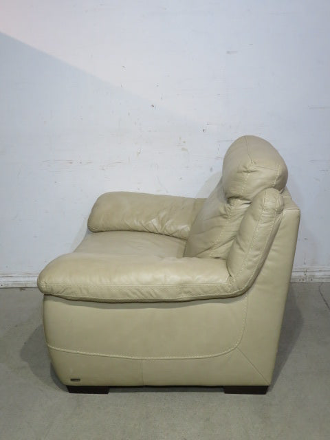Cream Leather Sofa Chair