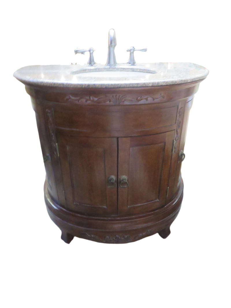 Semi- Circle Bathroom Vanity