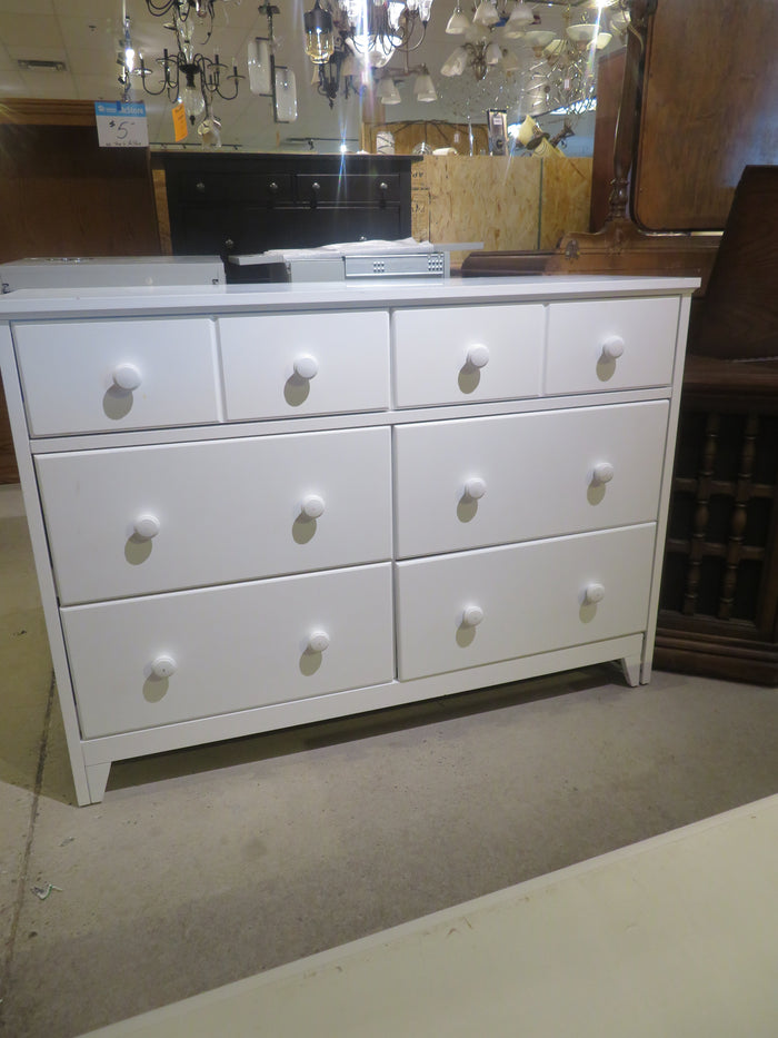 White 6 Drawer Dresser